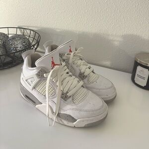 Air jordan 4 retro white oreo